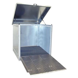 Manutan Station waste GD-N/R, retention capacity: 240 L, overall width: