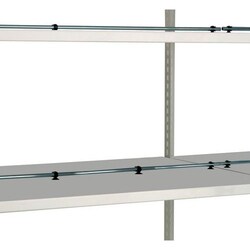 Manutan Shelf Aristo-Clip, width: 1000 mm, depth: 300 mm,material: steel,