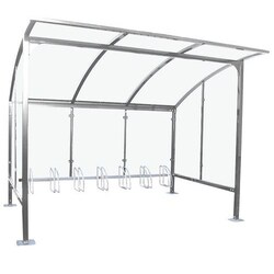 Manutan Shelter cycles City, model: simple Module, overall length: 2.50