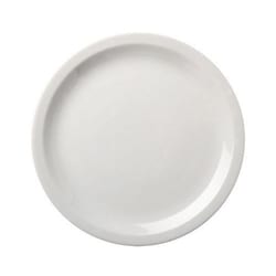 Manutan Plate porcelain, material: porcelain, colour: white, Ø: 120 mm,