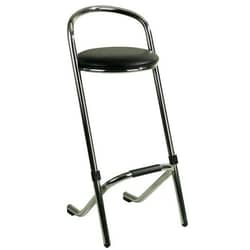Manutan McQueen bar stool, seat height: 82 cm, seat material: faux leather,