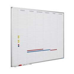 Manutan Workday Weekly Planner Type: Workday Width: 120, Quantity: Each