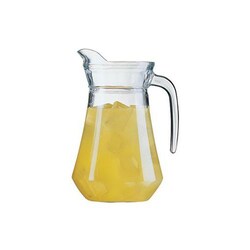 Manutan Pitcher, material: Thick soda-lime glass, capacity: 1 L, height: