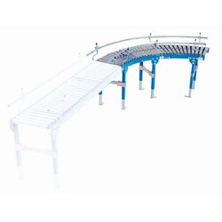 Manutan Carrier gravity model: curve 90 °, Chassis length: 0 m, roll material: