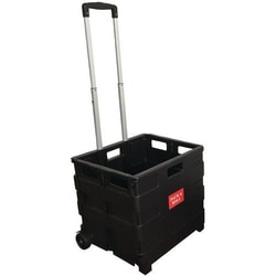 Manutan Box trolley, foldable, max. load 35 kg, Quantity: Each