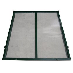 Manutan Shelter multi-purpose model: siding side awning, wall material: