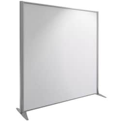 Manutan Partition wall Kprim fabric soundproofed perlw profile silver 165x163,