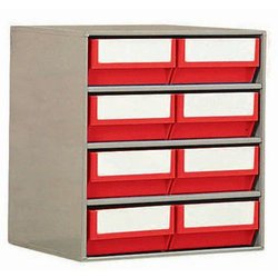 Manutan Block with bins-drawers, width overall: 374 mm, overall depth: