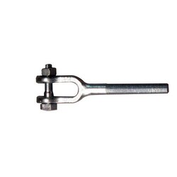 Manutan Rod clevis bolt galvanised, Force: 1500 kg, overall width: 44 mm,