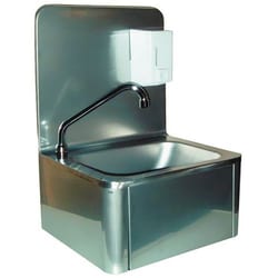 Manutan Stainless steel basin, width: 400 mm, depth: 340 mm, height: 595
