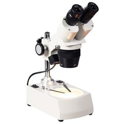 Manutan Stereoscopic microscope, magnification 20x 40x, Quantity: Each