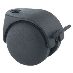 Manutan Caster for furniture to threaded rod, model: caster, Force: 50