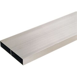 Manutan Ruler aluminum 10 cm 400 cm, Quantity: Each