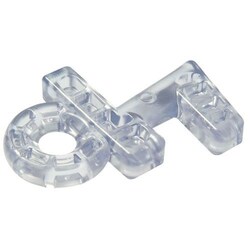 Manutan Window stop transparent, Quantity: Each