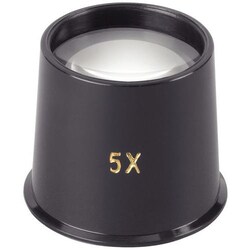 Manutan Lot of 3 magnifying eyeglasses, magnification: 3 x - 5 x - 9 x,