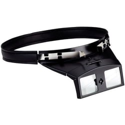 Manutan Loupe headset with flip-up optical media, magnification: 3 x, Quantity: