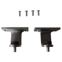 Manutan Fastening set clamps Thickness plate 19 to 28 mm, Quantity: Each
