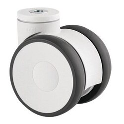 Manutan Swivel castor with centre hole - 110 kg, Quantity: Each