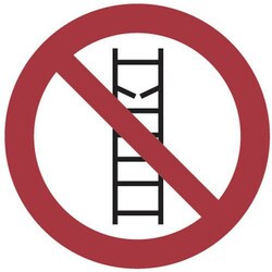 Manutan Sign 12x12 cm (Do not use stairs in bad condition), Quantity: Each