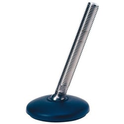 Manutan Foot adjustable polypropylene, Rod material: stainless steel, Rod