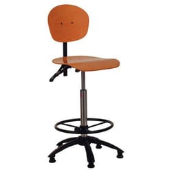 Manutan CHAIR ROBUSTO HIGH WOODEN FOOTREST H 57 TO 82 CM, Quantity: 1 pièce