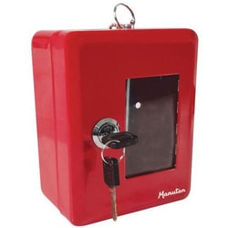 Manutan Red Emergency Spare Key Box, Quantity: Each