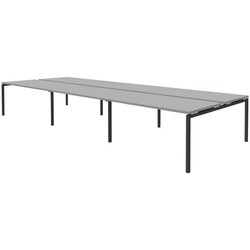 Manutan Right Office Open Bench, width overall: 480 cm, overall depth:
