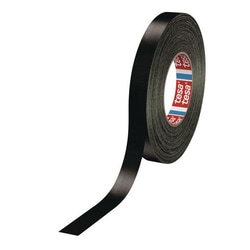 Manutan Fabric adhesive tape, acrylic coated, 50 mx25 mm,black, Quantity: