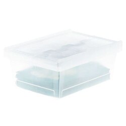 Manutan Tray cover multifunction double flap, capacity: 36 L, overall length: