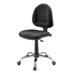 Manutan Work chair Ergo low Fabric black, Quantity: Each