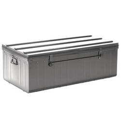 Manutan Steel box aluminium 110 cm - volume 225 L, Quantity: 1 Stück