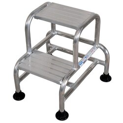 Manutan Step ladder for professional use Rigolo - 2 steps, Quantity: Each