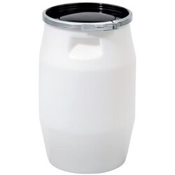 Manutan Keg full aperture with integrated handles, material: Polyethylene