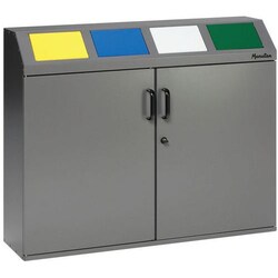 Manutan Selective sorting station with four compartments, Quantity: Each