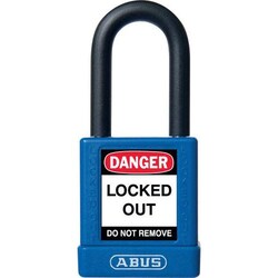 Padlock Locked Out blue, Quantity: Each