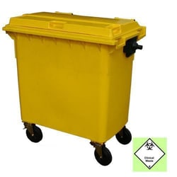 Manutan 770 L UN Approved Clinical Waste Bin, Quantity: Each
