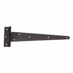 Manutan Medium Duty Tee Hinge 450mm Black Powder Coated, Quantity: Each