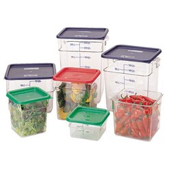 Manutan 1.9L Polycarbonate Food Storage Container, Quantity: Each