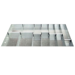 BOTT Cubio 14 Metal Compart. Divider for 1300x750x150mm Drawer, Quantity: