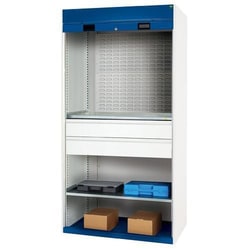 BOTT Heavy Duty Roller Shutter Cupboard with 2 Drawers, Quantity: Each
