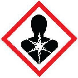 Manutan X100 Respiratory/Physical Symbol Labels HxW 46x46mm, Quantity: