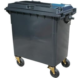 Manutan Grey 770 L Wheeled Bin, Quantity: Each