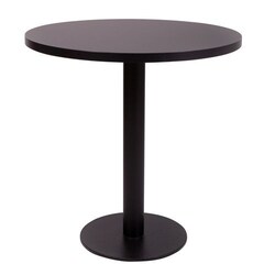 Manutan Tabilo Forza Round Table 600mm Black, Quantity: Pack of 1