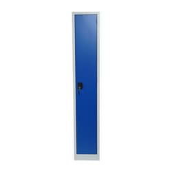Manutan Blue One Door Commercial Locker. 1800x315x300mm, Quantity: Each