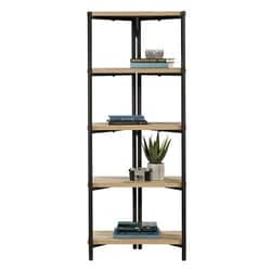 Manutan Chunky Industrial Style 4 Shelf Bookcase, Quantity: Each
