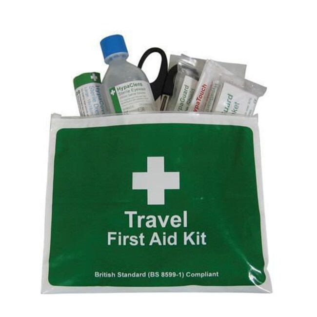 Travel First Aid Kit Vinyl Wallet Fisher Scientific