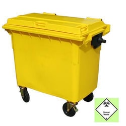 Manutan 660 L Clinical Waste Bin, Quantity: Each