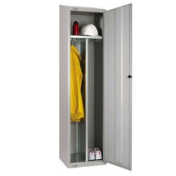 Manutan Grey/Grey Sloped Clean Dirty Cam Locker 1800x450x450mm, Quantity: