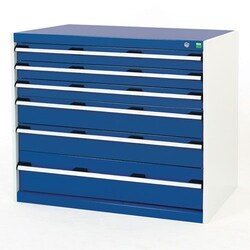 BOTT Cubio 6 Drawer Cabinet 900x1050x750mm, Quantity: Each