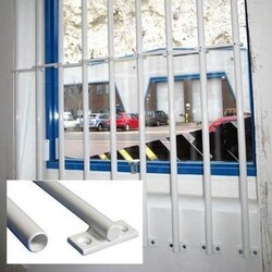 Manutan Face Fix Window Bar 18in, Quantity: Each